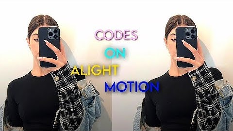 coloring, shakes, effects, transiciones//code de Alight motion
