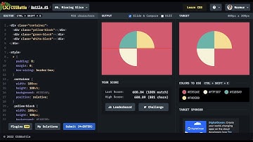 CSSBattle | #6 Missing Slice