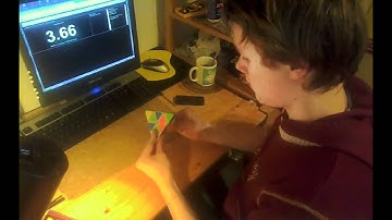 Pyraminx keyhole method 5.49 average of 12 wtf win :)