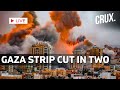 Massive Explosions In Gaza Amid Communication Blackout | Live View Of Gaza Skyline | Israel Vs Hamas