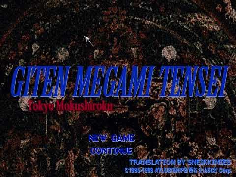 Giten Megami Tensei - English Gameplay #001