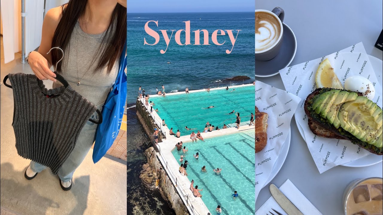🇦🇺시드니 여행 브이로그 🚌도시 여행 🍳브런치 ☕️커피 🛍️편집샵 좋아하는 사람들 모두 모여🩵 뉴욕과 LA 그 사이 분위기의 도시 Sydney