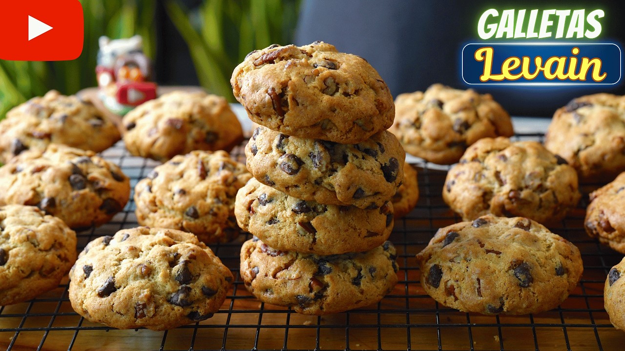 Cómo hacer GALLETAS LEVAIN Fáciles Gruesas y DELICIOSAS Dulce Hogar Recetas