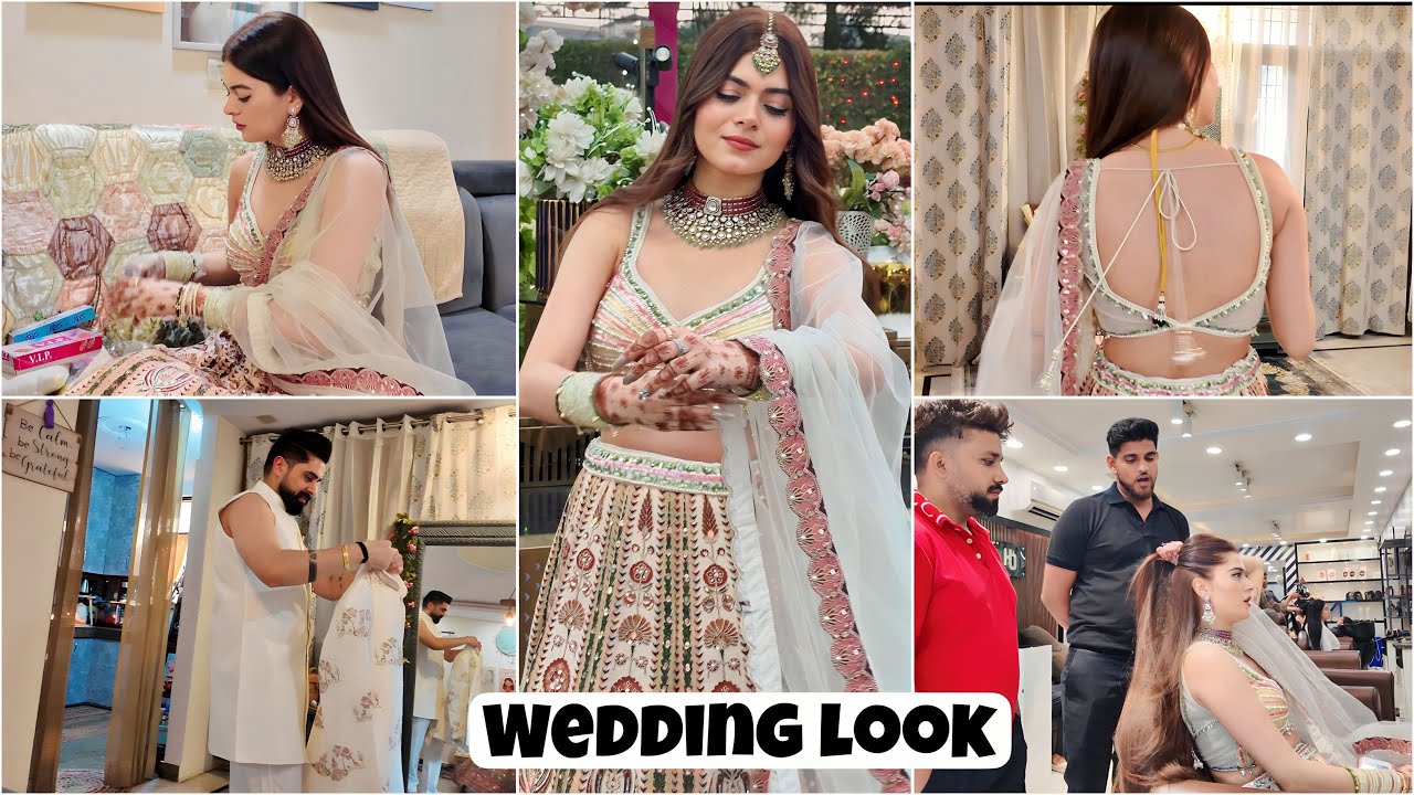 Wedding lehenga, Hairstyle & Jewellery | Wedding Look | Shilpa Chaudhary 
