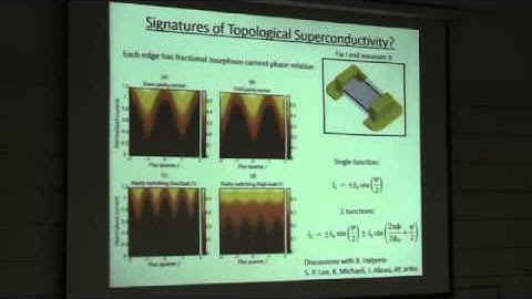 Amir Yacoby: Induced superconductivity in the quantum spin hall edge