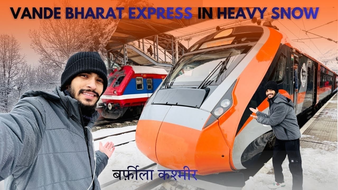 Vande Bharat Train | Katra to Srinagar | Kashmir Winter View