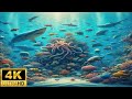 Música relajante con PECES y FONDO MARINO |🐠🐟🐡 PECES DE COLORES 🐠🐟🐡| Aquarium for Relaxation 4K |