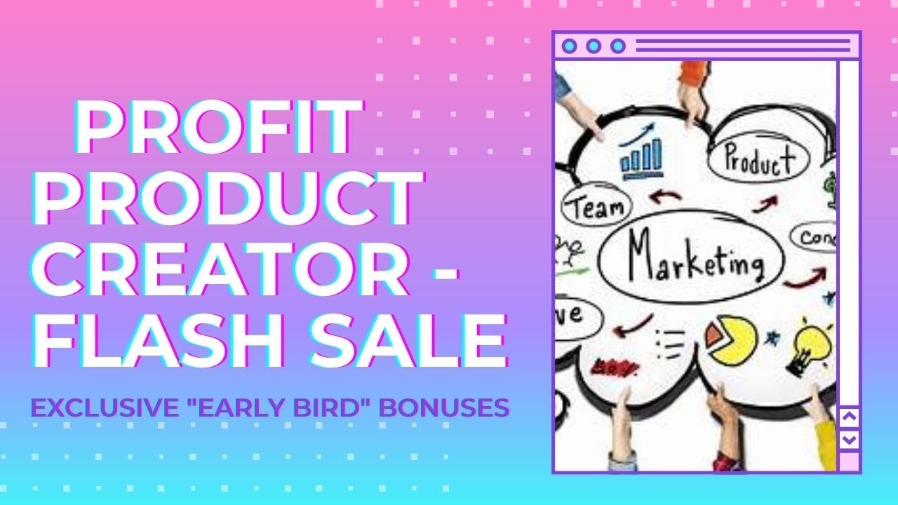 Marketing Profit Product Creator Flash Sale Promotion
