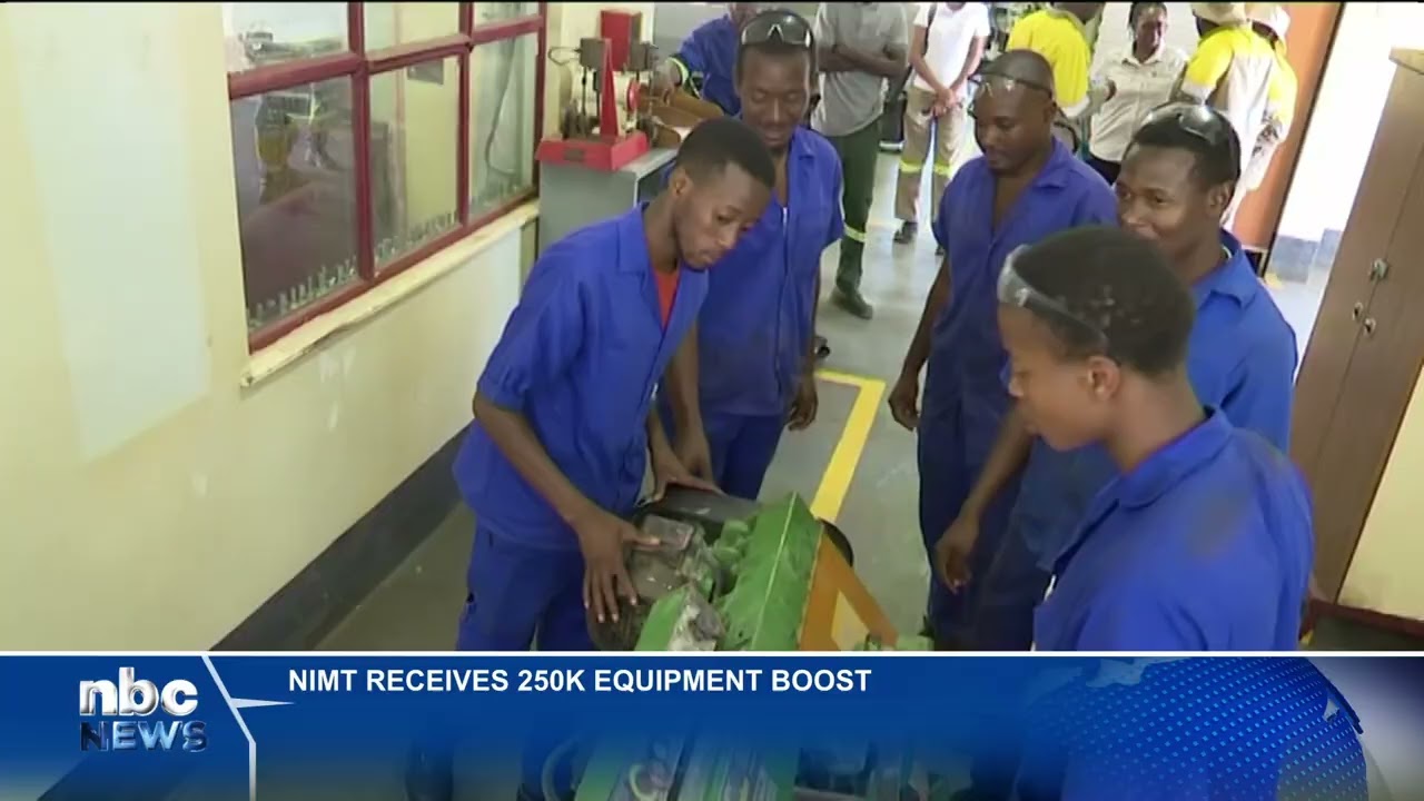 Navachab Mine donates equipment to NIMT - nbc