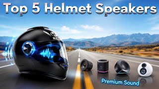 Top 5 Motorcycle Helmet Speakers for Music 🎧| Best Motorcycle Helmet Speakers Review