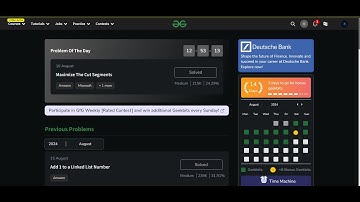 GFG Problem of the day || Maximize the cut segments || POTD || C++