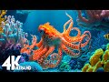 24 HOURS of 4K Underwater Wonders  Relaxing Music   The Best 4K Sea Animals for Relaxation