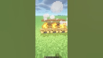 Easy Bench Design in Minecraft! #minecraft #minecraftbuild #minecrafttutorial