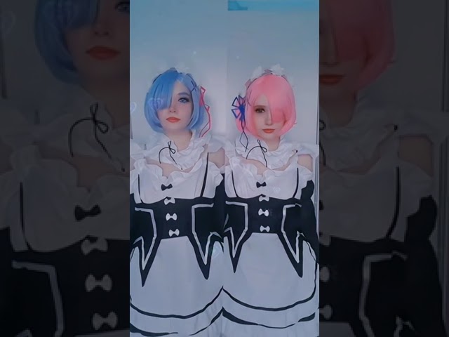 IDK WHAT THIS CRINGE IS | Rem & Ram #cosplay | Re:Zero − Starting Life in Another World