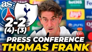 THOMAS FRANK, FULL PRESS CONFERENCE | PSG2(4) vs. TOTTENHAM 2(3) | SUPERCUP FINAL