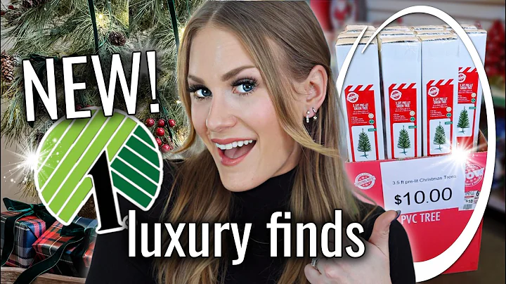 Dollar Tree's NEW Luxury Christmas 🎄 JUST DROPPED 6ft. Trees & Easy DIY Ideas! (beats Walmart!)