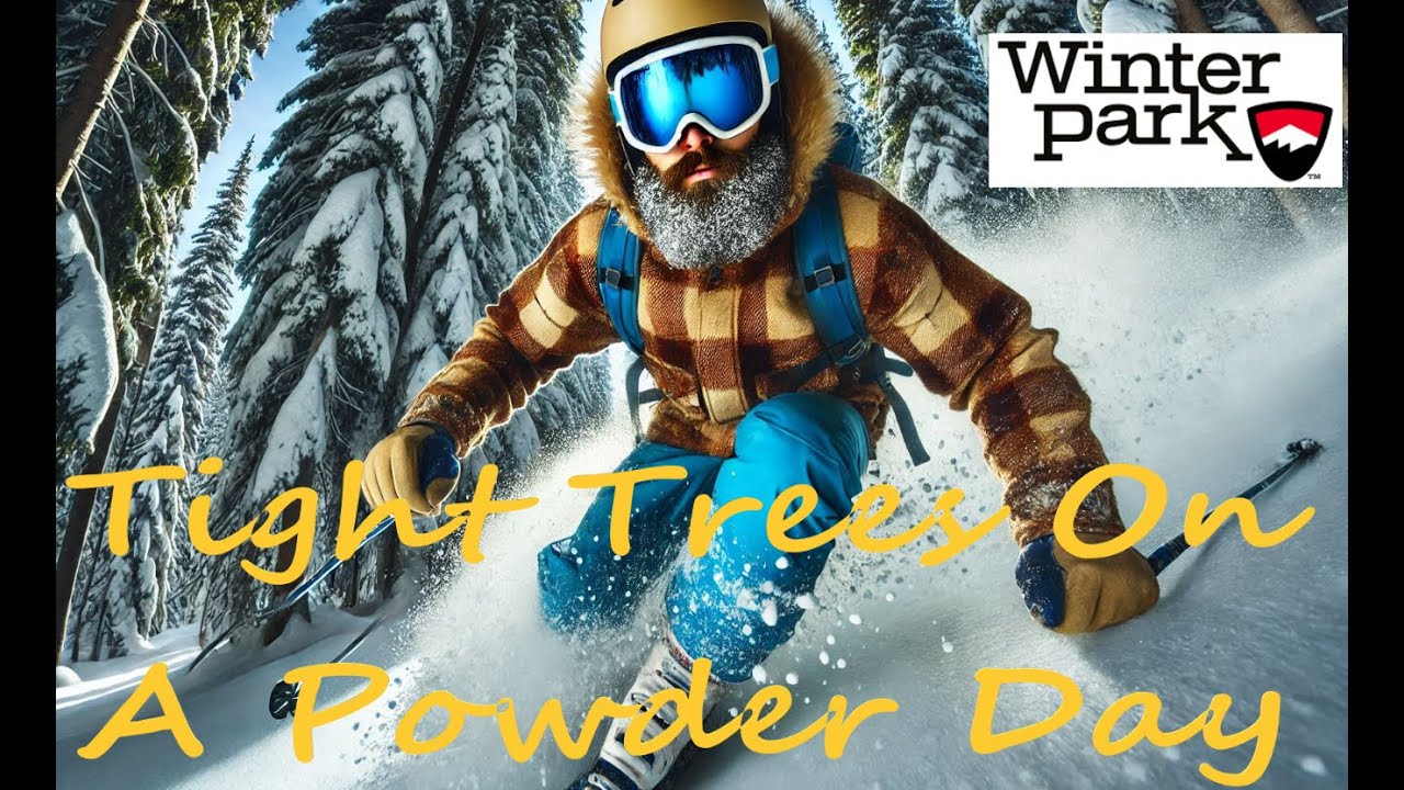 Skiing Tight Trees On A Powder Day At Winter Park Colorado - YouTube