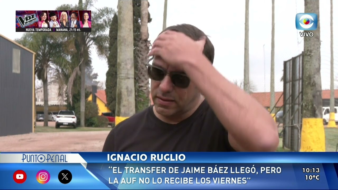 Ignacio Ruglio en la previa de la final del Intermedio