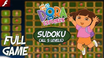 Dora the Explorer: Sudoku (Flash) - Full Game HD Walkthrough - No Commentary