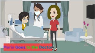 Maria Goes To The Doctor Her Fart Make Fire - Animated Story - Mina English - Normal English