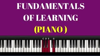 Learning Piano ( Step by Step)- Full 5 Hour Downloadable Video Course Available Learning Piano ( Step by Step)- Full 5 Hour Downloadable Video Course Available