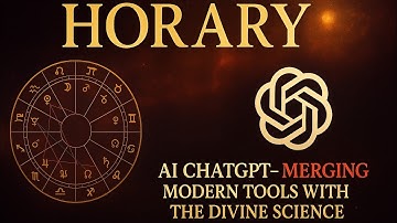 Horary using AI ChatGPT - Merging modern tools with the divine science