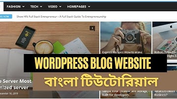 WordPress Blog Website Bangla Tutorial | Newsmag Theme Tutorial (Part-02)