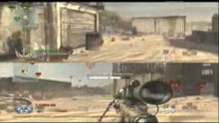 mw2 quik scope split screen