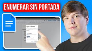 Como ENUMERAR PAGINAS en Google Docs SIN PORTADA NI INDICE - Paso a Paso