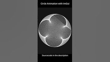 Circle Animation #imgui #animation #cpp