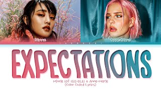 MINNIE GI-DLE, Anne-Marie &#39;Expectations&#39; Lyrics Color Coded Lyrics