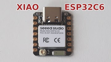 XIAO ESP32C6 with Dual 32-bit RISC-V Processors, 2.4GHz WiFi 6, Bluetooth 5.0, Zigbee and Thread