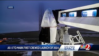 Axiom Space prepares to launch crewed mission from Cape Canaveral
