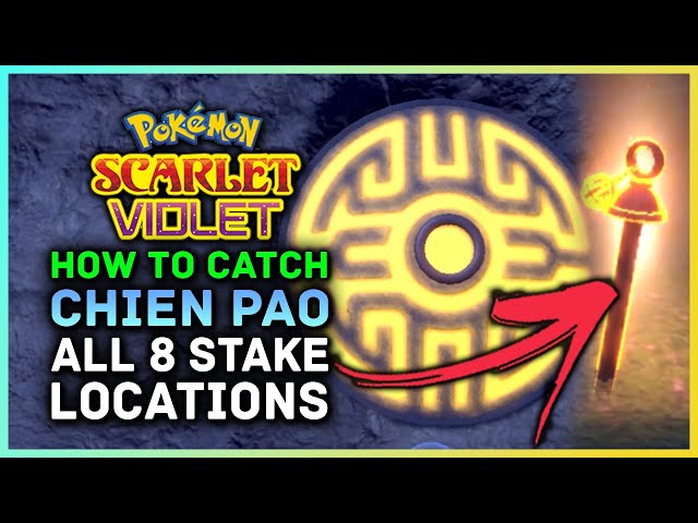 Pokémon Scarlet and Violet Legendaries: All 32 Ominous Stake locations and  how to catch each Legendary Pokémon