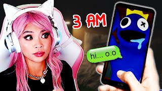 ROBLOX TEXTING RAINBOW FRIENDS AT 3AM (SHREK, AMONG US, POPPY PLAYTIME) screenshot 4