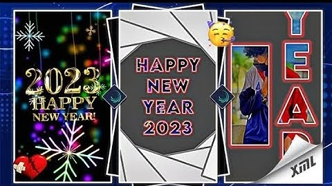 HAPPY NEW YEAR 2023 🥳🎉 | Special New 3D XML File 📄 |Trend Xml Preset #AlightMotion @mrakashtech8343