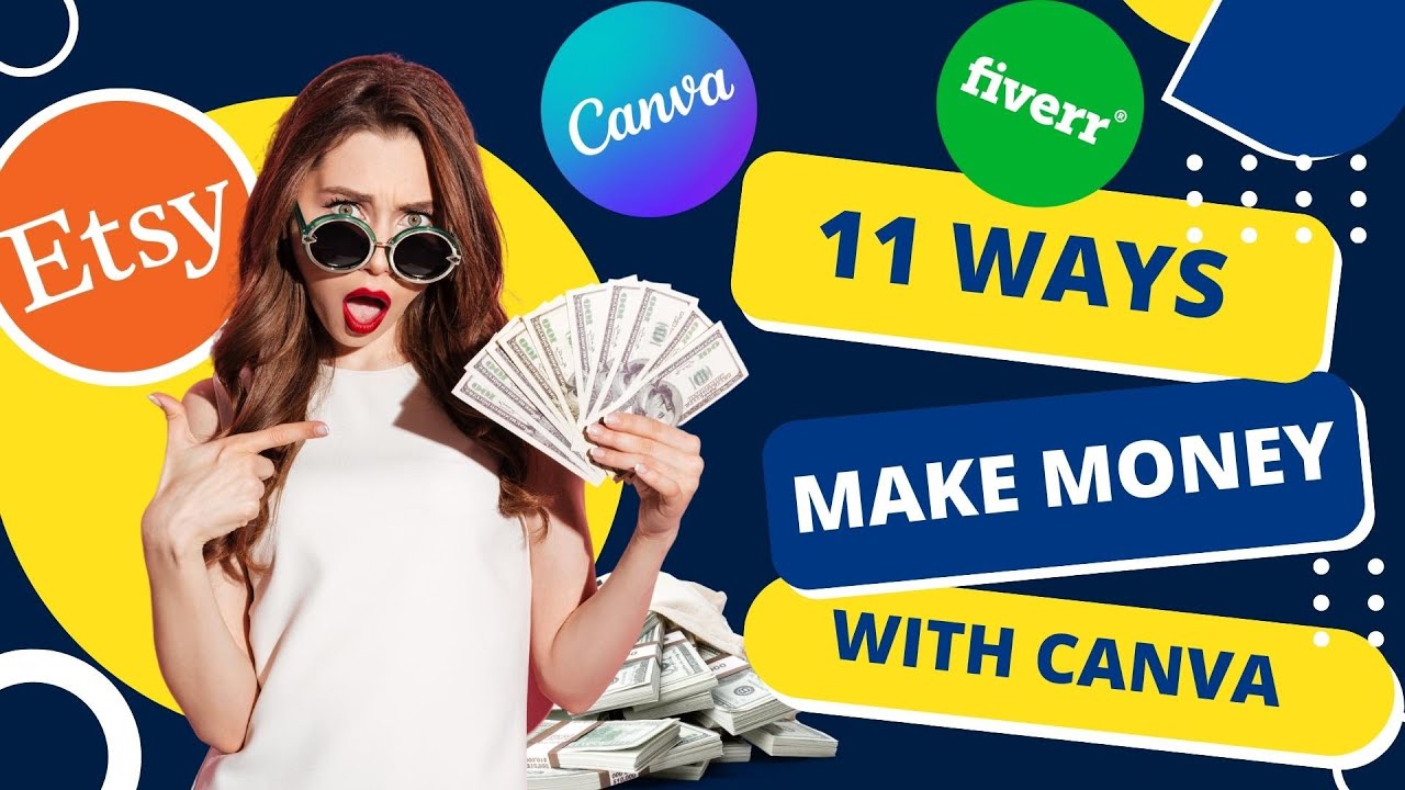 11 Ways to USE Canva to MAKE MONEY earn money online earn money