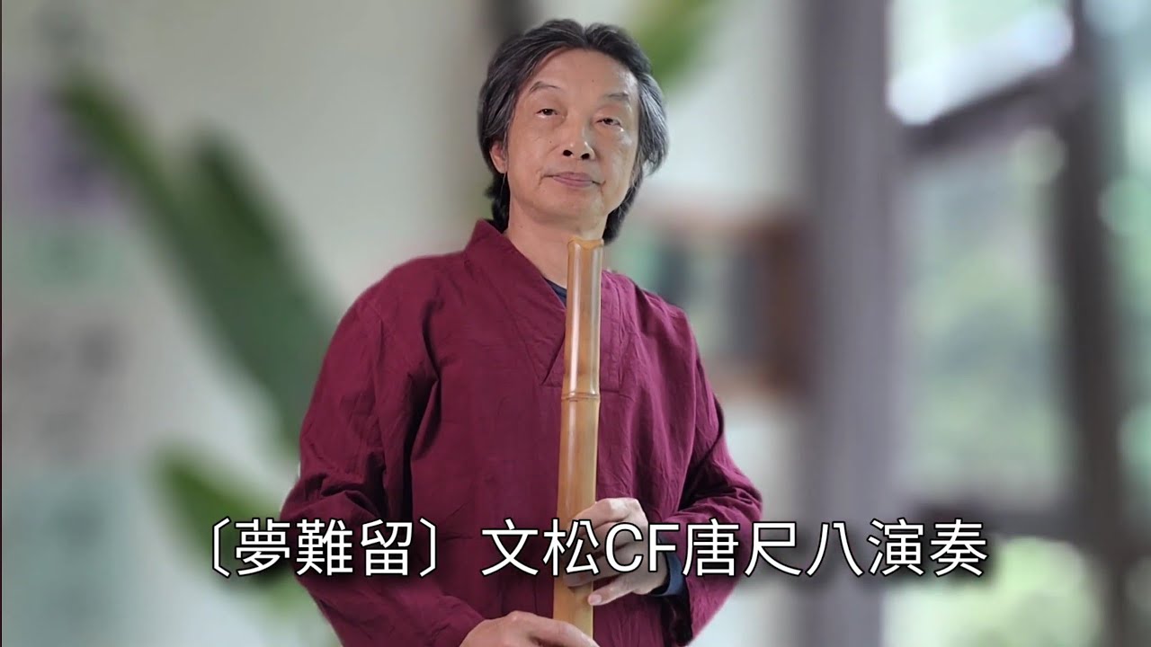 懷念老歌洞簫曲〔夢難留〕日本演歌〔雜草の歌〕--文松CF唐尺八演奏#文化傳承 #頻譜分析儀多重聲波製作 #傳心之器