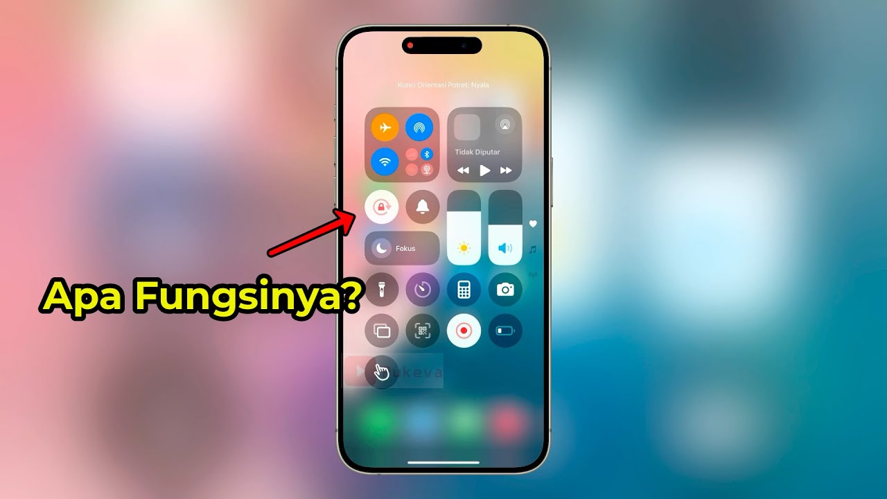 Fungsi Kunci Orientasi Potret di iPhone | Portrait Orientation Lock | INFO PENTING!