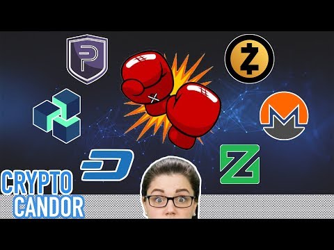 Privacy Coins Compared | XMR | PIVX | DASH | XZC | ZEC | ZEN