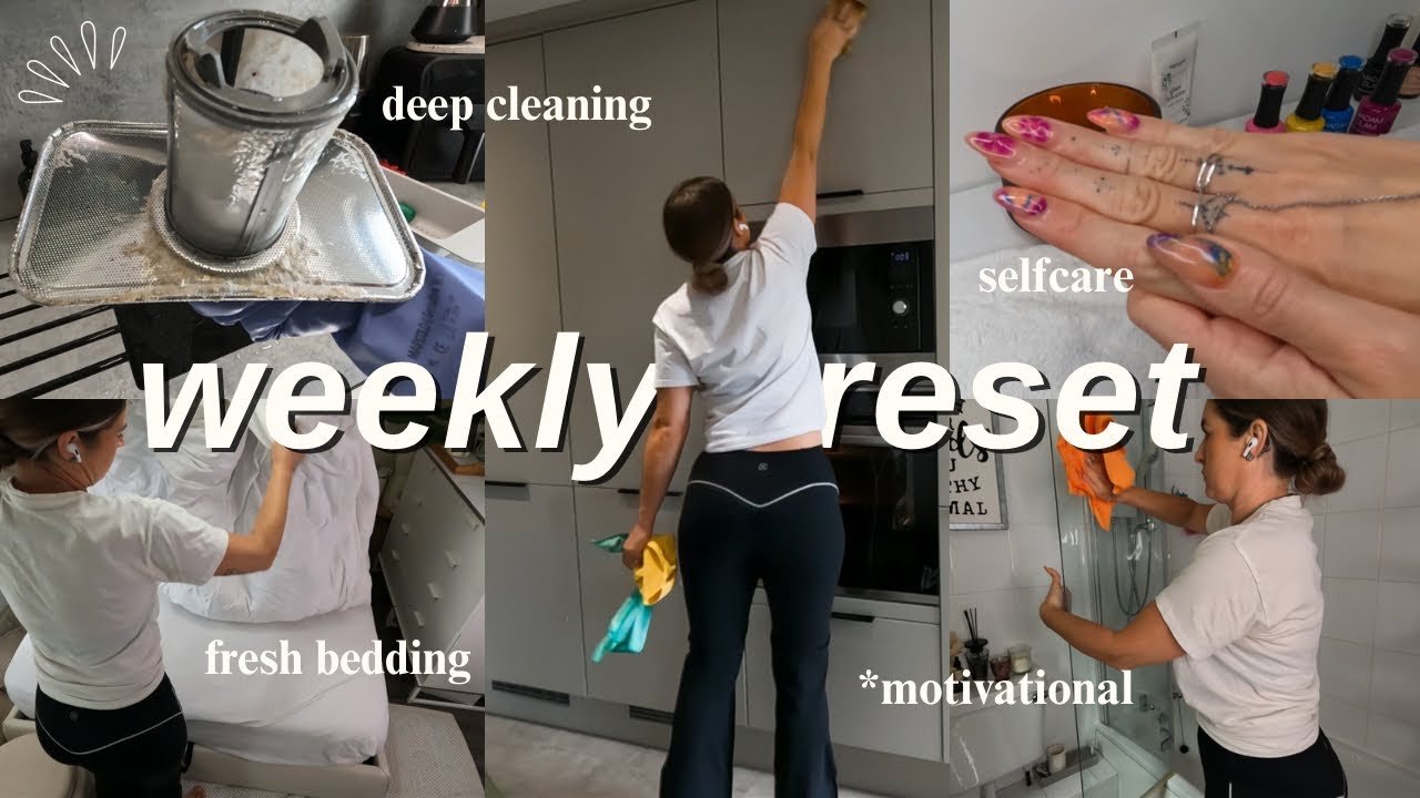 🫧🧋💅WEEKLY-SUNDAY RESET VLOG| preparing for the week | *productive routine*