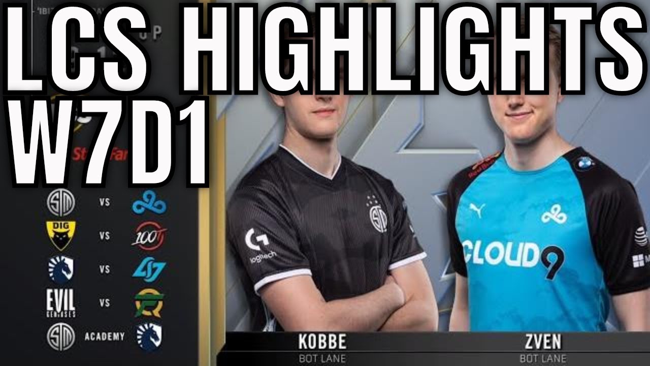 LCS Highlights ALL GAMES Week 7 Day 1 Spring 2020 League of Legends Championship Series