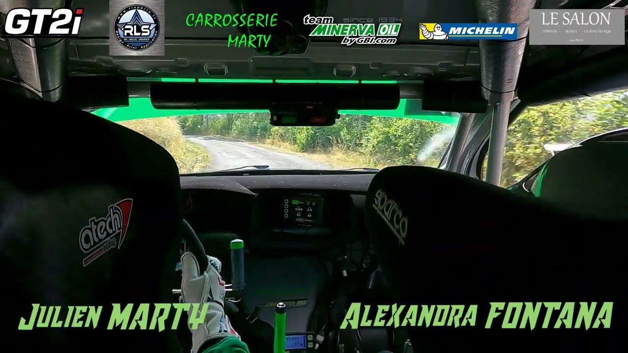 (Onboard) Rallye du Rouergue 2025 ES7 / Marty-Fontana DS3 R5