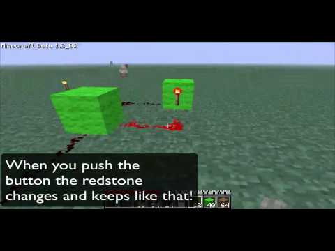 Minecraft | Redstone Basics | Memory cell tutorial