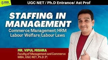 UGC NET Commerce Management HR |  Staffing in management |  OSN Academy