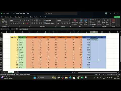 Task 1: Data Entry and Basic Functions in Excel ( Data Analytics)