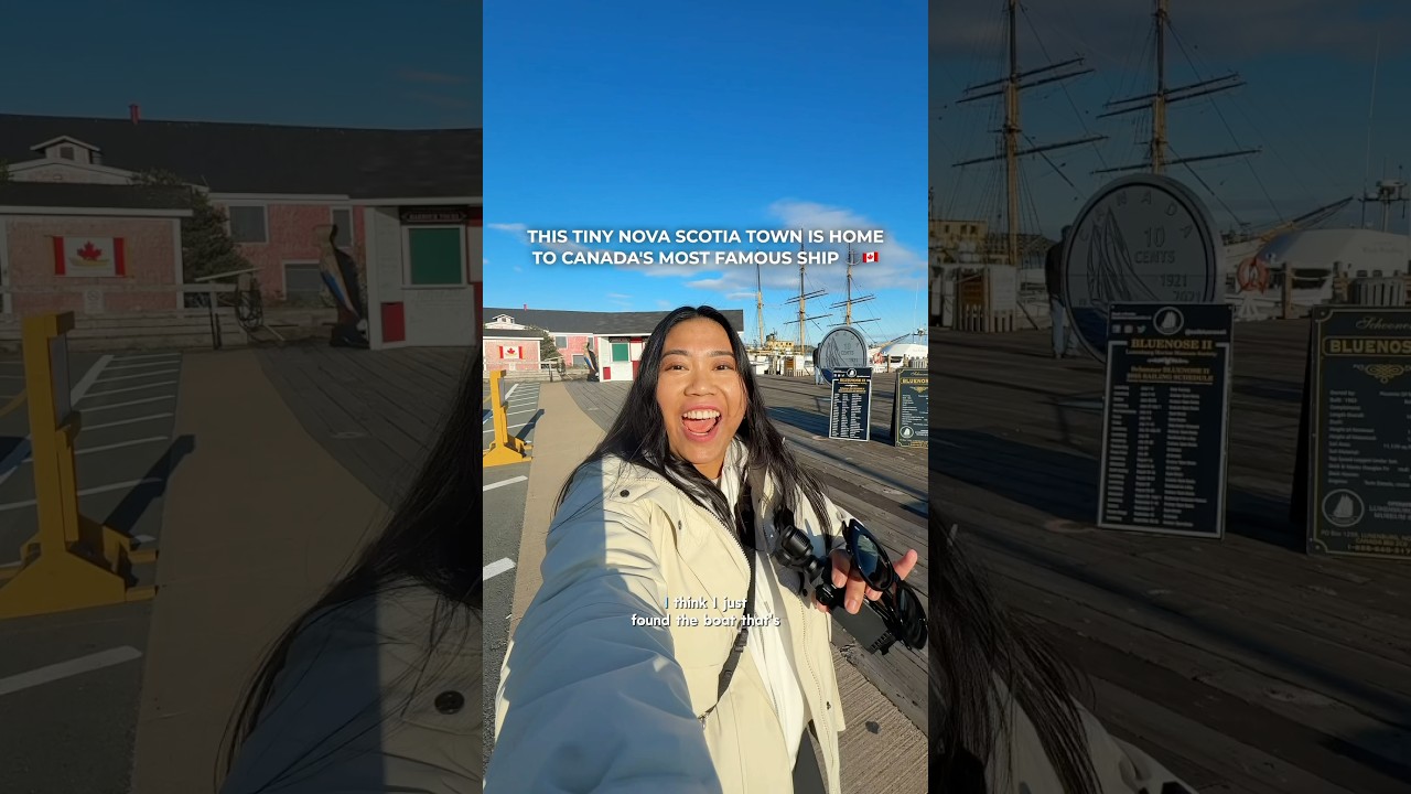 The Ship on the Canadian Dime 🇨🇦⚓️| Visiting the Bluenose II in Lunenberg, Nova Scotia