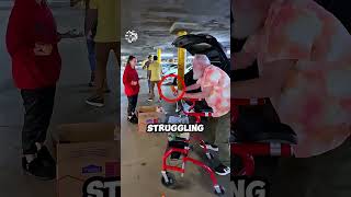 Amidst The Chaos Of A Busy Parking Lot, A Man Accidentally Dropped All His Groceries