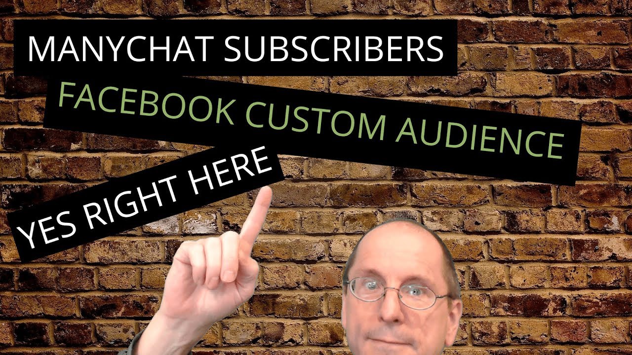 How to use ManyChat Subscribers Facebook ID and upload to Facebook ...