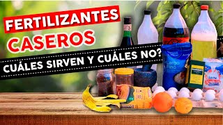 Cuáles son los Fertilizantes Caseros que DE VERDAD funcionan? Crecer tus plantas